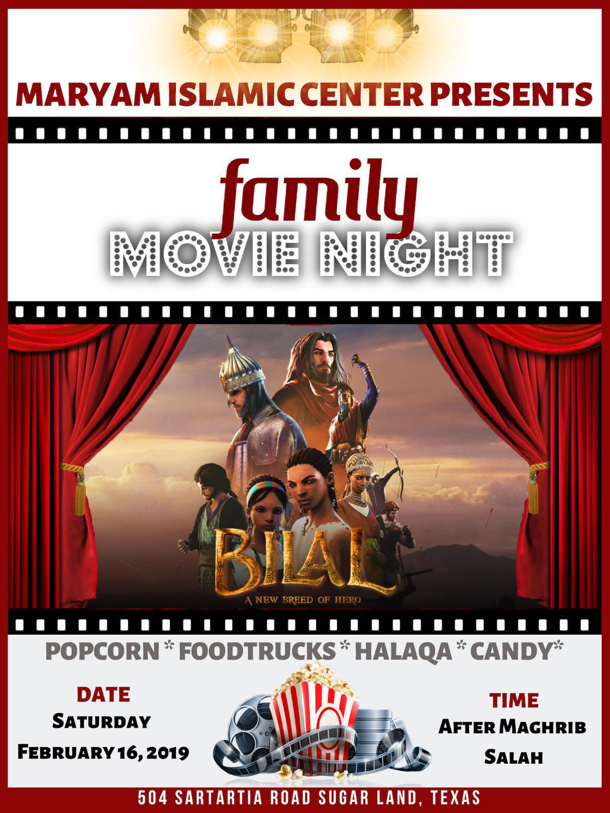 family movie night: bilal